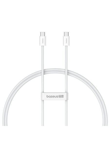 „Baseus Superior Series ll“ USB-C – USB-C 30 W 480 Mb/ s laidas, 1 m – baltas „Baseus Superior Series ll“ USB-C – USB-C 30 W 480 Mb/ s laidas, 1 m – baltas