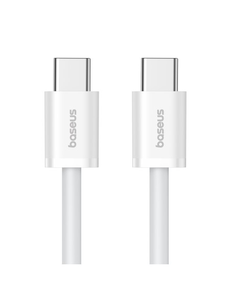 „Baseus Superior Series ll“ USB-C – USB-C 30 W 480 Mb/ s laidas, 1 m – baltas „Baseus Superior Series ll“ USB-C – USB-C 30 W 480 Mb/ s laidas, 1 m – baltas