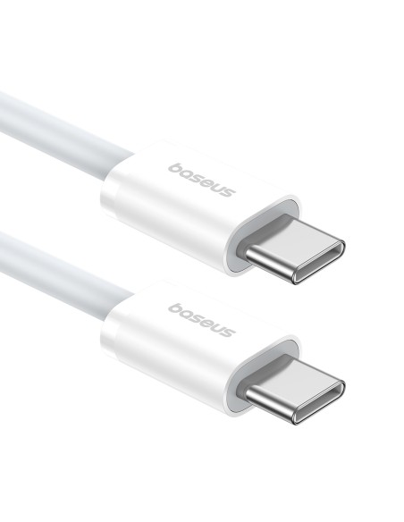 „Baseus Superior Series ll“ USB-C – USB-C 30 W 480 Mb/ s laidas, 1 m – baltas „Baseus Superior Series ll“ USB-C – USB-C 30 W 480 Mb/ s laidas, 1 m – baltas