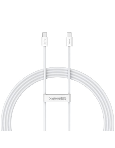 „Baseus Superior Series ll“ USB-C – USB-C 30 W 480 Mb/ s 2 m laidas – baltas „Baseus Superior Series ll“ USB-C – USB-C 30 W 480 Mb/ s 2 m laidas – baltas