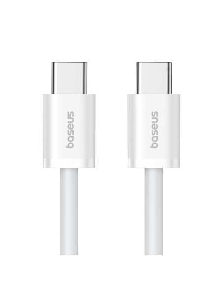 „Baseus Superior Series ll“ USB-C – USB-C 30 W 480 Mb/ s 2 m laidas – baltas „Baseus Superior Series ll“ USB-C – USB-C 30 W 480 Mb/ s 2 m laidas – baltas