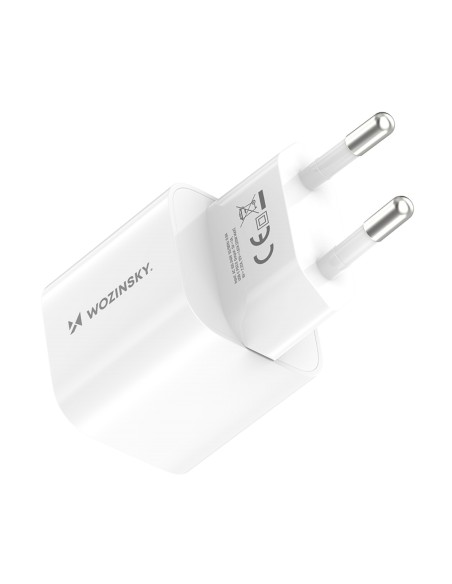 Wozinsky CMWCS USB-C PD 20W sieninis įkroviklis - baltas Wozinsky CMWCS USB-C PD 20W sieninis įkroviklis - baltas