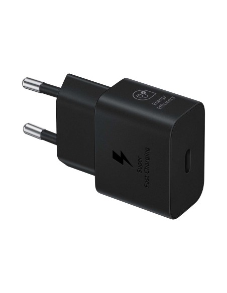 Samsung EP-T2510XBEGEU 25W SFC GaN sieninis įkroviklis su USB-C laidu - juodas Samsung EP-T2510XBEGEU 25W SFC GaN sieninis įkroviklis su USB-C laidu - juodas