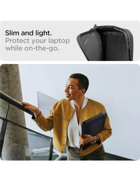 Spigen Klasdan Pouch KD100 skirtas 15-16" nešiojamam kompiuteriui - juodas Spigen Klasdan Pouch KD100 skirtas 15-16" nešiojamam kompiuteriui - juodas