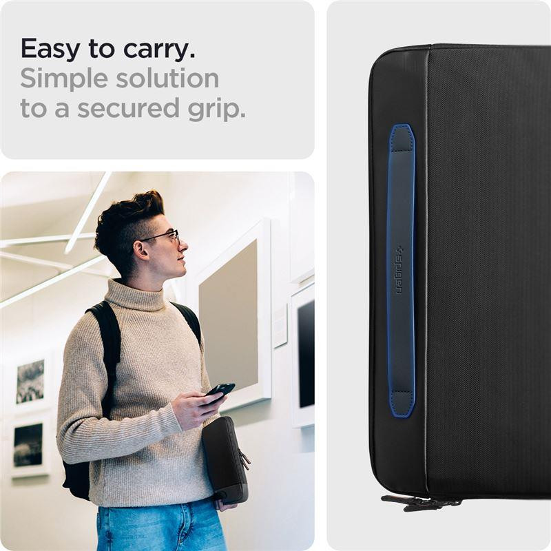 Spigen Klasdan Pouch KD100 skirtas 15-16" nešiojamam kompiuteriui - juodas