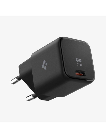 Spigen ArcStation PE2103 UBS-C PD 27W sieninis įkroviklis - juodas Spigen ArcStation PE2103 UBS-C PD 27W sieninis įkroviklis - juodas