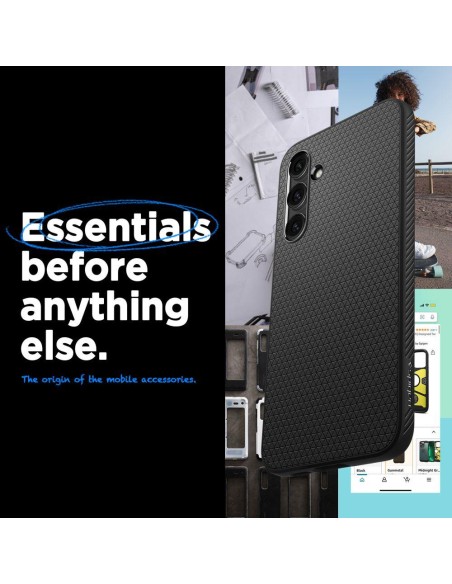 Spigen Liquid Air dėklas, skirtas Samsung Galaxy S23 FE - tamsiai žalias Spigen Liquid Air dėklas, skirtas Samsung Galaxy S23 FE - tamsiai žalias