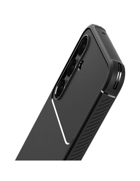 Spigen Rugged Armor dėklas, skirtas Samsung Galaxy S23 FE - matinė juoda Spigen Rugged Armor dėklas, skirtas Samsung Galaxy S23 FE - matinė juoda