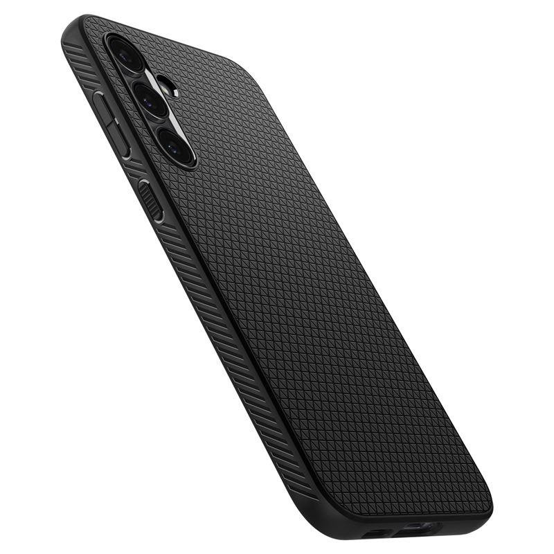 Spigen Liquid Air dėklas, skirtas Samsung Galaxy S23 FE - matinė juoda