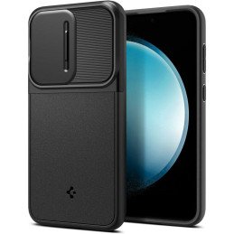 Spigen Optik Armor dėklas Samsung Galaxy S23 FE - juodas