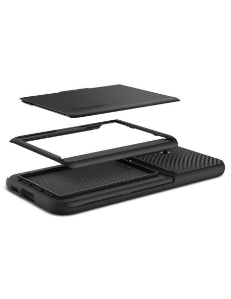 Spigen Slim Armor CS dėklas, skirtas Samsung Galaxy S23 FE - juodas