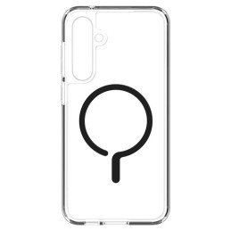 „Spigen Ultra Hybrid OneTap“ žiedinis dėklas su „MagSafe“, skirtas Samsung Galaxy S23 FE – skaidrus ir juodas