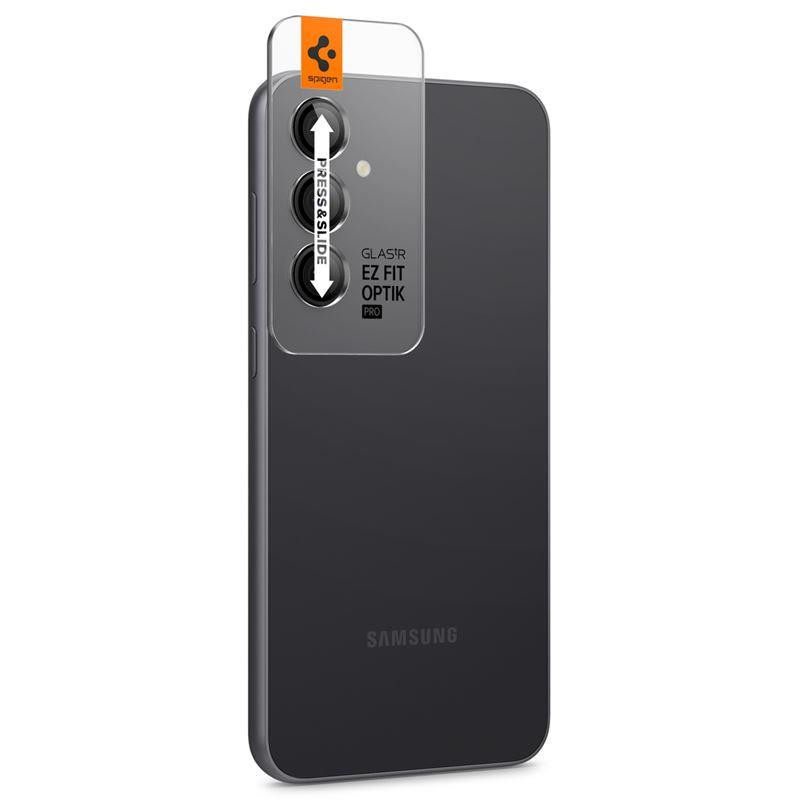 Spigen Glas.tR EZ Fit Optik Camera Protector Samsung Galaxy S23 FE - Juoda 2 vnt.