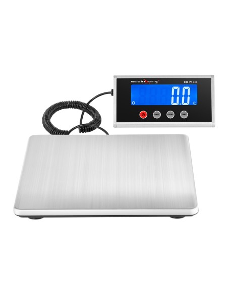 Platforminės pašto svarstyklės siuntoms 275x275mm maitinimas + baterijos 200kg / 100g Platforminės pašto svarstyklės siuntoms 275x275mm maitinimas + baterijos 200kg / 100g