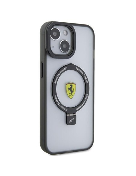Ferrari Ring Stand 2023 Collection MagSafe dėklas iPhone 15 - skaidrus Ferrari Ring Stand 2023 Collection MagSafe dėklas iPhone 15 - skaidrus