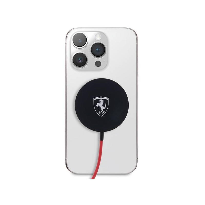 Ferrari 15W MagSafe indukcinis įkroviklis - juodas