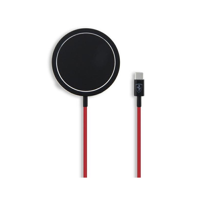 Ferrari 15W MagSafe indukcinis įkroviklis - juodas