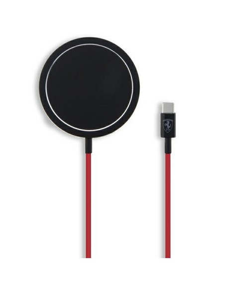 Ferrari 15W MagSafe indukcinis įkroviklis - juodas Ferrari 15W MagSafe indukcinis įkroviklis - juodas