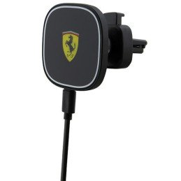 Ferrari 2023 Collection MagSafe 15W indukcinis automobilinis įkroviklis orlaidei - juodas