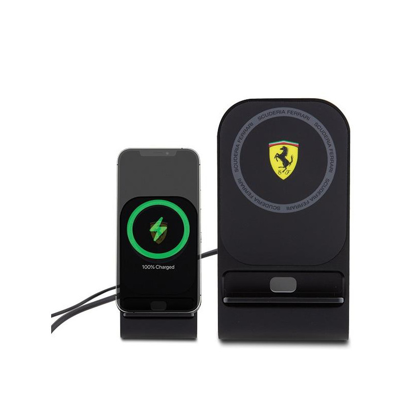 Ferrari 2023 Collection MagSafe 15W indukcinis įkroviklis - juodas