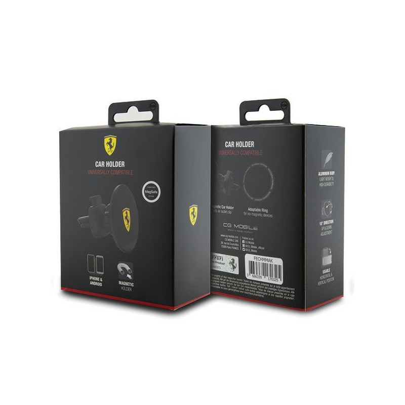 Ferrari 2023 Collection MagSafe magnetinis automobilio laikiklis orlaidei - juodas