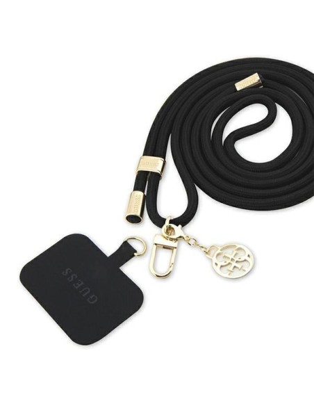 Guess CBDY Cord telefono dirželis - juodas Guess CBDY Cord telefono dirželis - juodas