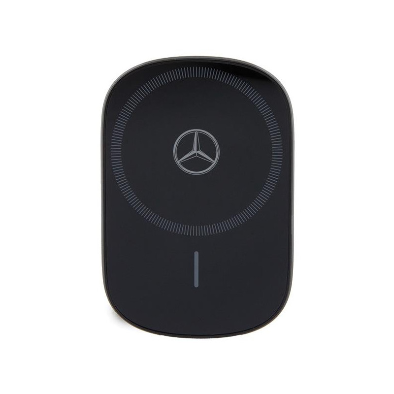 Mercedes Silver Stars MagSafe 15W indukcinis laikiklis prietaisų skydeliui arba langui - juodas