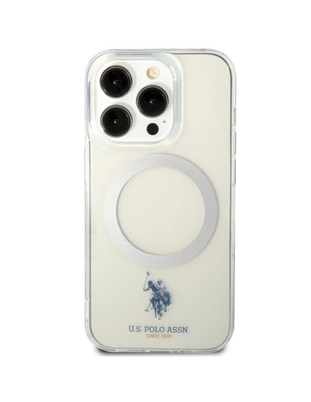 JAV Polo Assn byla MagSafe kolekcija iPhone 15 Pro - skaidri