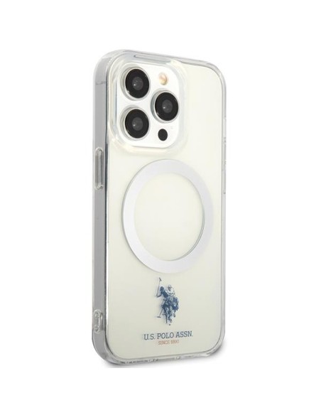 JAV Polo Assn byla MagSafe kolekcija iPhone 15 Pro - skaidri