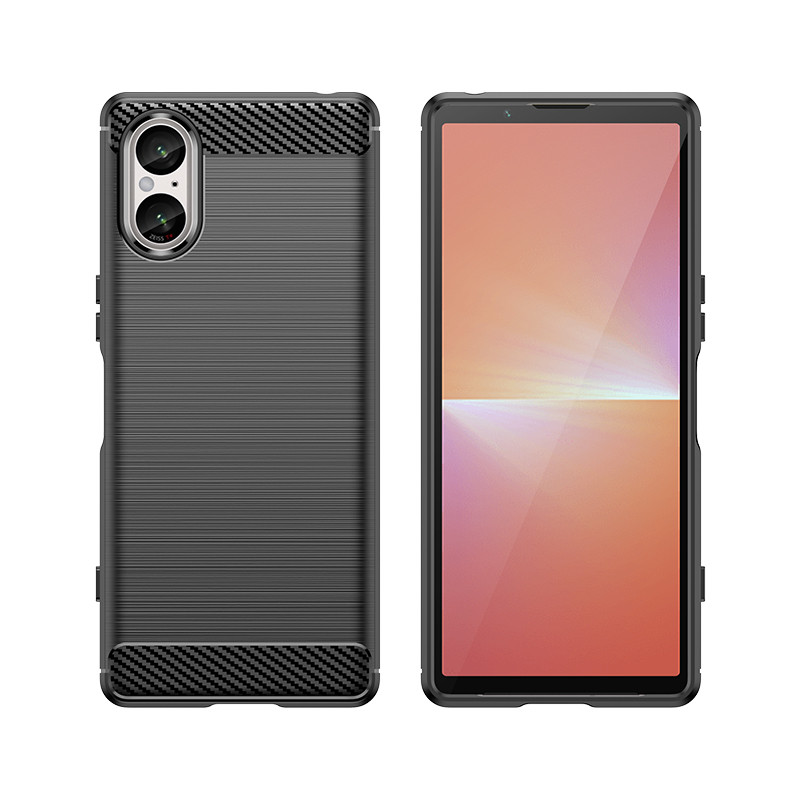Anglies dėklas, skirtas Sony Xperia 5 V - juodas