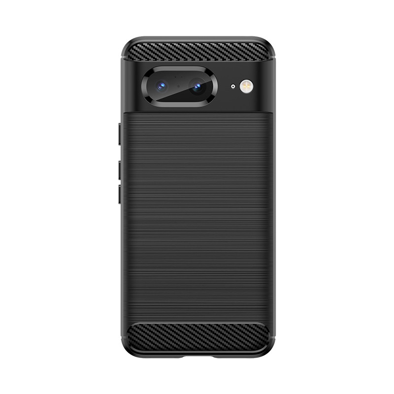 Anglies dėklas, skirtas Google Pixel 8 – juodas Anglies dėklas, skirtas Google Pixel 8 – juodas