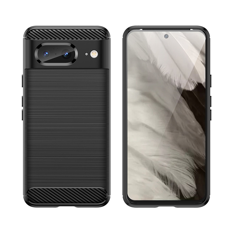 Anglies dėklas, skirtas Google Pixel 8 – juodas