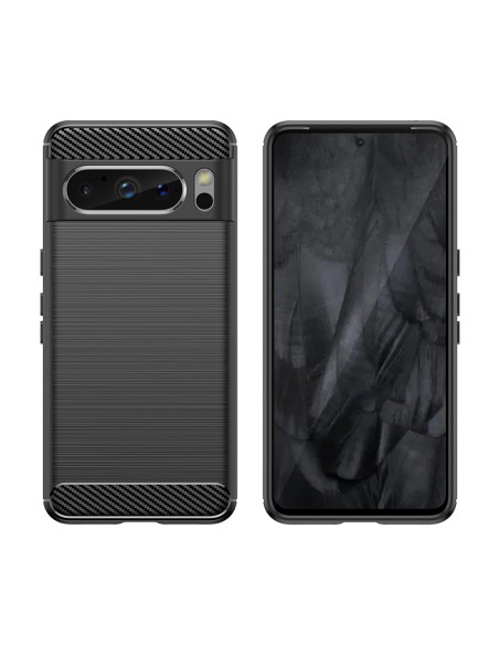 Anglies dėklas, skirtas Google Pixel 8 Pro – juodas Anglies dėklas, skirtas Google Pixel 8 Pro – juodas