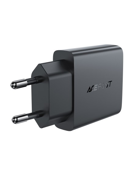 Acefast A65 PD 20W GaN USB-C sieninis įkroviklis - juodas Acefast A65 PD 20W GaN USB-C sieninis įkroviklis - juodas