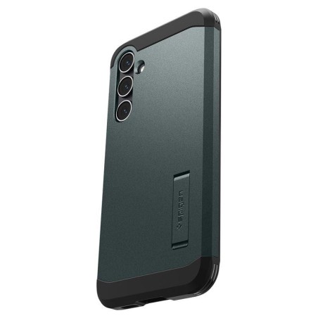 Spigen Tough Armor dėklas, skirtas Samsung Galaxy S23 FE - tamsiai žalias Spigen Tough Armor dėklas, skirtas Samsung Galaxy S23 FE - tamsiai žalias