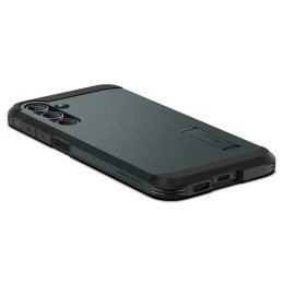 Spigen Tough Armor dėklas, skirtas Samsung Galaxy S23 FE - tamsiai žalias