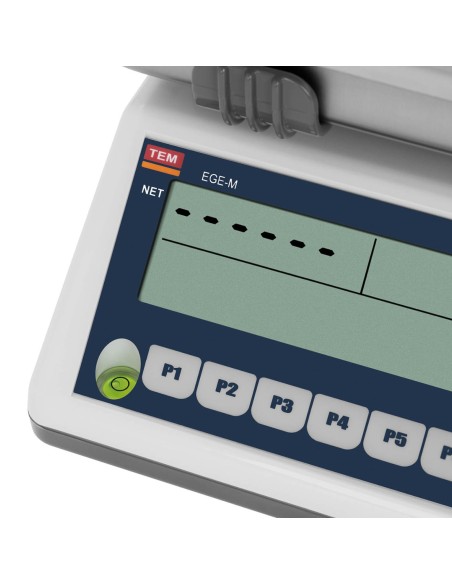 Komercinės svarstyklės su RS232 sąsaja PLU 30 kg / 10 g LCD M LEGALIZACIJA Komercinės svarstyklės su RS232 sąsaja PLU 30 kg / 10 g LCD M LEGALIZACIJA