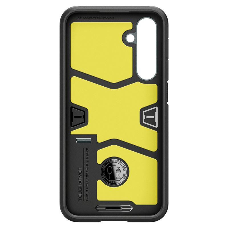 Spigen Tough Armor dėklas, skirtas Samsung Galaxy S23 FE - tamsiai žalias