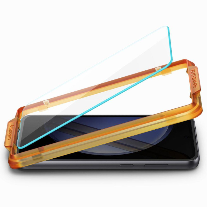 Spigen ALM Glas.tR grūdintas stiklas, skirtas Samsung Galaxy S23 FE - 2 vnt.