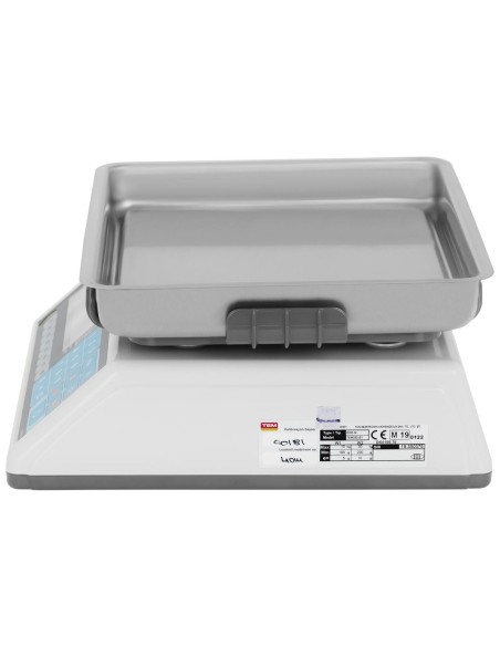 Komercinės svarstyklės su RS232 sąsaja PLU 30 kg / 10 g LCD M LEGALIZACIJA Komercinės svarstyklės su RS232 sąsaja PLU 30 kg / 10 g LCD M LEGALIZACIJA