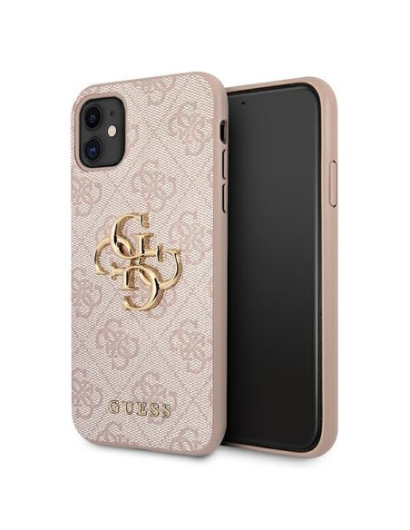 Etui Guess 4G Big Metal Logo na iPhone 11 / Xr - różowe Etui Guess 4G Big Metal Logo na iPhone 11 / Xr - różowe