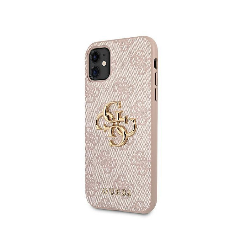 Etui Guess 4G Big Metal Logo na iPhone 11 / Xr - różowe