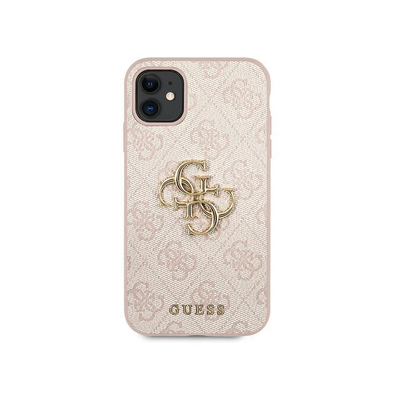 Etui Guess 4G Big Metal Logo na iPhone 11 / Xr - różowe