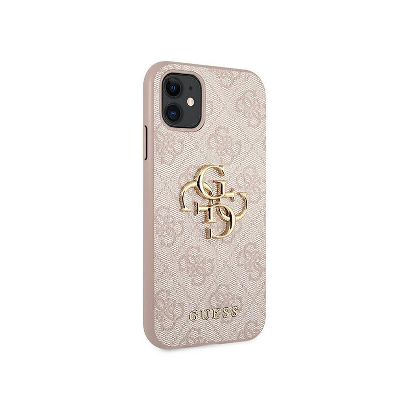 Etui Guess 4G Big Metal Logo na iPhone 11 / Xr - różowe