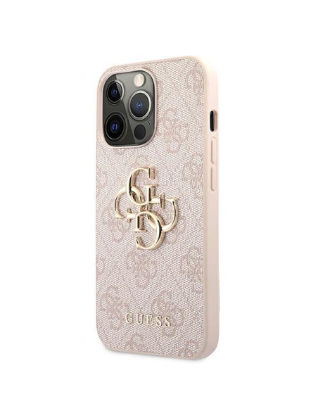 Etui Guess 4G Big Metal Logo na iPhone 13 Pro Max - różowe Etui Guess 4G Big Metal Logo na iPhone 13 Pro Max - różowe