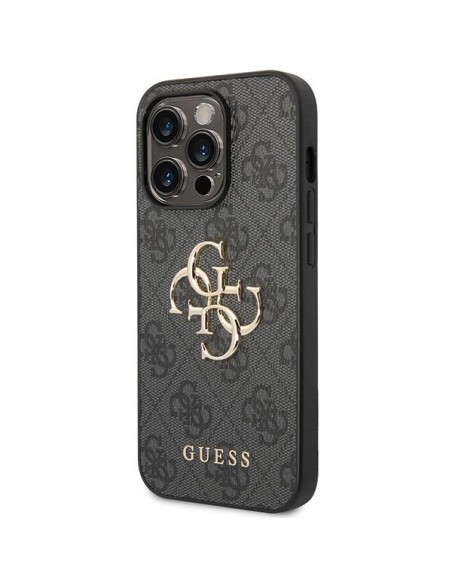 Etui Guess 4G Big Metal Logo na iPhone 15 Pro Max - szare Etui Guess 4G Big Metal Logo na iPhone 15 Pro Max - szare