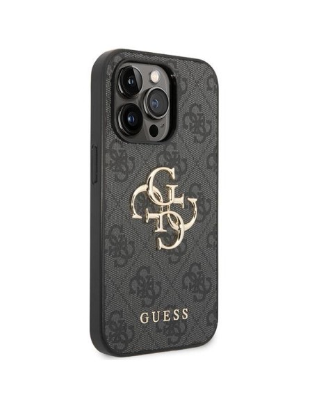 Etui Guess 4G Big Metal Logo na iPhone 15 Pro Max - szare Etui Guess 4G Big Metal Logo na iPhone 15 Pro Max - szare