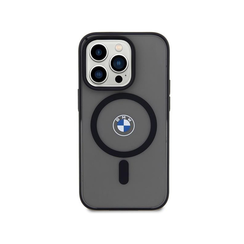 Etui BMW IML Signature MagSafe do iPhone 15 Pro Max - czarne