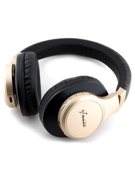 Słuchawki nauszne Guess 4G Script Bluetooth - czarne Słuchawki nauszne Guess 4G Script Bluetooth - czarne
