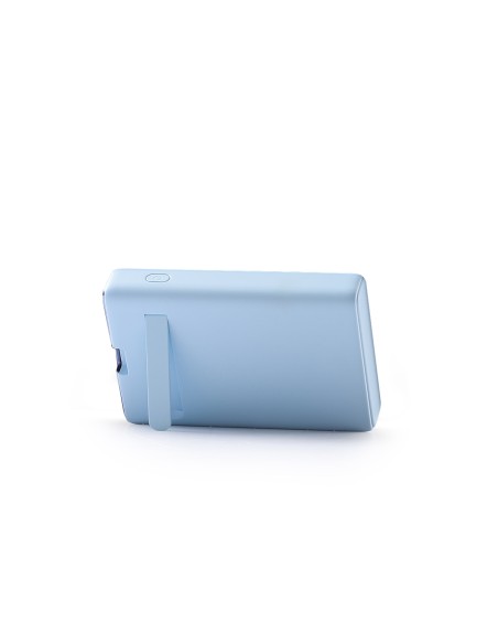 Powerbank Joyroom JR-PBM01 magnetyczny 10000mAh 20W z podstawką + kabel Lightning - USB-C - niebieski